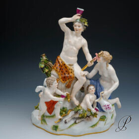 große Figurengruppe Meissen Knaufzeit um 1880 Jhd.