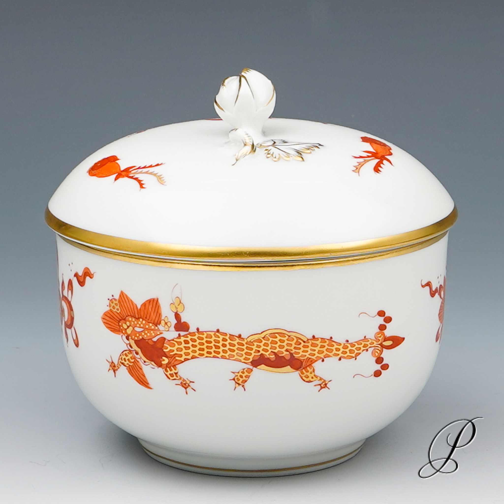 Kaffeeservice Meissen 1.Wahl Reicher Drache rot – Bild 10