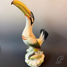 große Meissen Figur Tukan - Pfefferfresser von Paul Walther